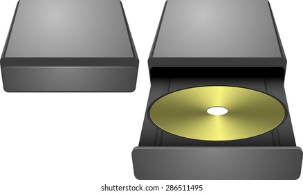 cd rom abstract vector illustration background eps 10 / cd rom