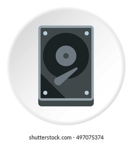 CD rom icon. Flat illustration of CD rom vector icon for web