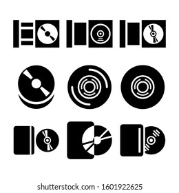 CD ROM icon isolated sign symbol vector illustration - Collection of high quality black style vector icons

