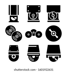 CD ROM icon isolated sign symbol vector illustration - Collection of high quality black style vector icons
