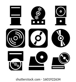 CD ROM icon isolated sign symbol vector illustration - Collection of high quality black style vector icons
