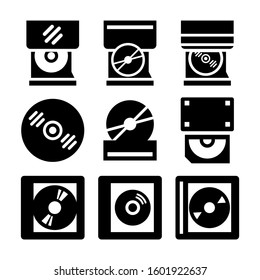 CD ROM icon isolated sign symbol vector illustration - Collection of high quality black style vector icons
