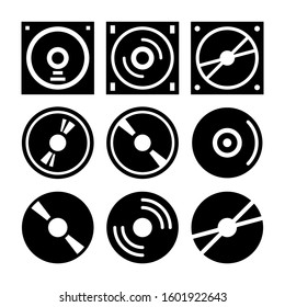 CD ROM icon isolated sign symbol vector illustration - Collection of high quality black style vector icons
