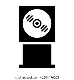 CD ROM icon isolated sign symbol vector illustration - Collection of high quality black style vector icons
