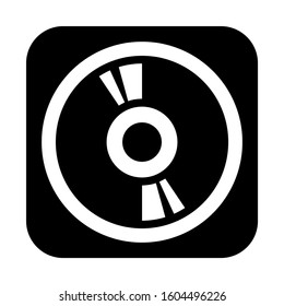 CD ROM icon isolated sign symbol vector illustration - Collection of high quality black style vector icons

