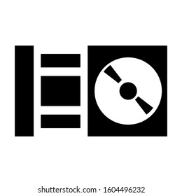 CD ROM icon isolated sign symbol vector illustration - Collection of high quality black style vector icons

