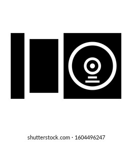 CD ROM icon isolated sign symbol vector illustration - Collection of high quality black style vector icons
