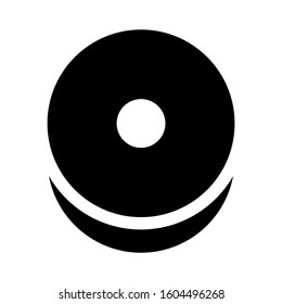 CD ROM icon isolated sign symbol vector illustration - Collection of high quality black style vector icons
