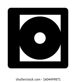 CD ROM icon isolated sign symbol vector illustration - Collection of high quality black style vector icons
