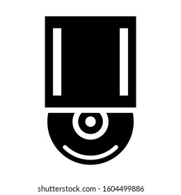 CD ROM icon isolated sign symbol vector illustration - Collection of high quality black style vector icons
