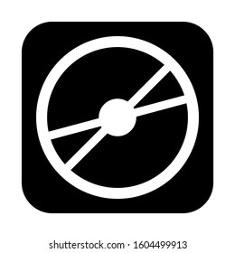 CD ROM icon isolated sign symbol vector illustration - Collection of high quality black style vector icons

