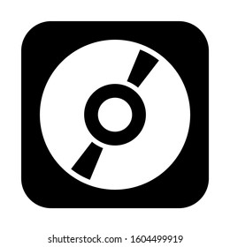 CD ROM icon isolated sign symbol vector illustration - Collection of high quality black style vector icons
