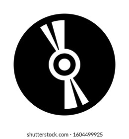 CD ROM icon isolated sign symbol vector illustration - Collection of high quality black style vector icons
