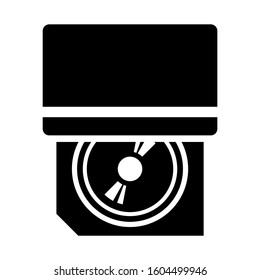 CD ROM icon isolated sign symbol vector illustration - Collection of high quality black style vector icons
