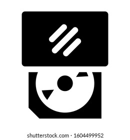 CD ROM icon isolated sign symbol vector illustration - Collection of high quality black style vector icons

