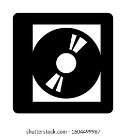 CD ROM icon isolated sign symbol vector illustration - Collection of high quality black style vector icons
