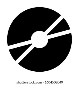 CD ROM icon isolated sign symbol vector illustration - Collection of high quality black style vector icons
