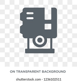 CD Room icon. Trendy flat vector CD Room icon on transparent background from hardware collection. 