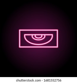 Cd room neon icon. Simple thin line, outline vector of computer parts icons for ui and ux, website or mobile application