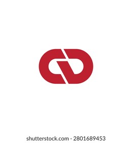 CD simple logo. CD letters vector design for icon, symbol or logo