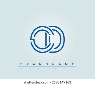 CD Technology Letter Logo Template. This tech letter logo is a graphic mark that uses letters to represent a technology company.