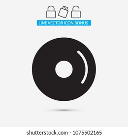 Cd Vector icon