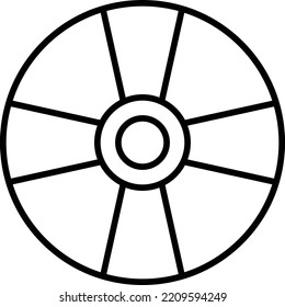 Cd vector icon. Can be used for printing, mobile and web applications.