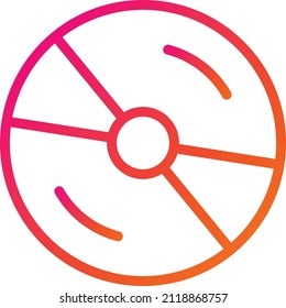Cd Vector Icon Design Illustration