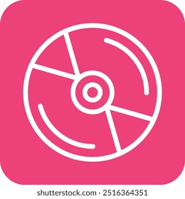 Ilustração De Design De Ícone De Vetor De Cd