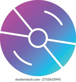 Ilustração De Design De Ícone De Vetor De Cd