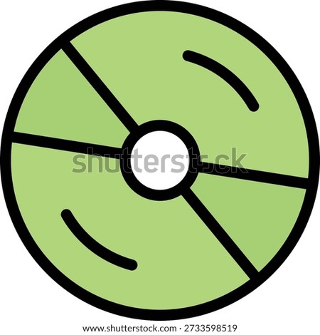 Cd Vector Icon Design Illustration