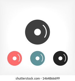 Cd Vector icon . Lorem Ipsum Illustration design