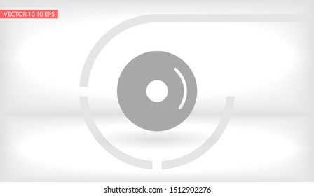 Cd Vector icon . Lorem Ipsum Illustration design