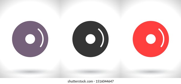 Cd Vector icon . Lorem Ipsum Illustration design