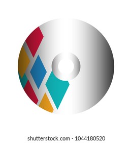 CD vector illustration