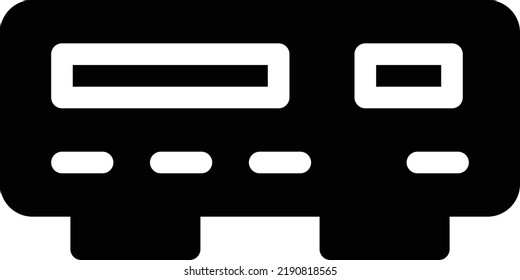 Ilustración del vector de CD en un fondo transparente. Símbolos de calidad superior. Iconos vectoriales de glifos para diseño de conceptos y gráficos.