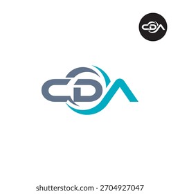 CDA Logo Letters Initials Acronym
