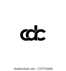 Cdc Letter Original Monogram Logo Design