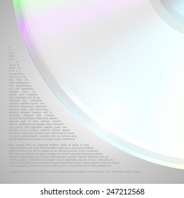 CD/DVD, and free space to write, vector