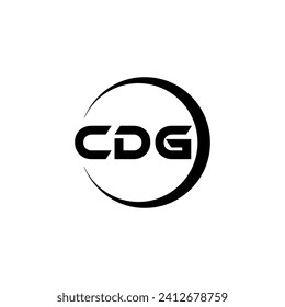 CDG Letter Logo Design, Inspiration for a Unique Identity. Modern Elegance and Creative Design. Watermark Your Success with the Striking this Logo.