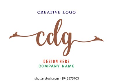 CDG lettering logo is simple, easy to understand and authoritative