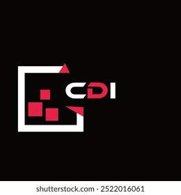 Logotipo da letra criativa minimalista da CDI. CDI vetor único iniciais alfabeto letra logotipo design
