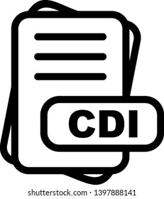  CDI File Format Icon For Your Project
