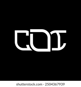 CDI logo design, CDI simple and modern logo. CDI luxurious alphabet design  