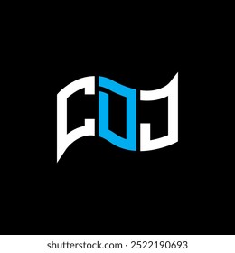 Design de logotipo CDJ, logotipo simples e moderno CDJ. Design de alfabeto luxuoso CDJ  