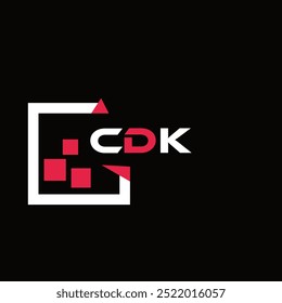 CDK Creative Minimalist Letter Logo. CDK einzigartige Vektor Initialen Alphabet Buchstaben Logo Design
