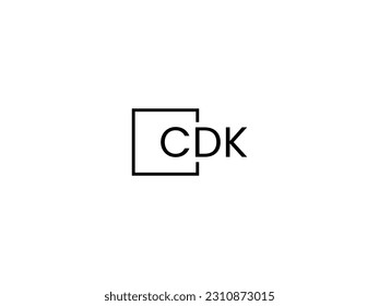 CDK Letter Initial Logo Design Vector Illustration