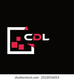 CDL creative minimalist letter logo. CDL unique vector initials alphabet letter logo design
