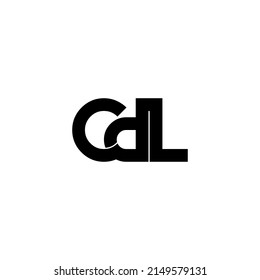 cdl initial letter monogram logo design