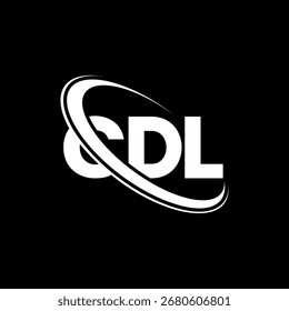 CDL logo. CDL letter. CDL letter logo design. Initials C DL logo linked with circle and uppercase monogram logo. CDL typography for technology, business and real estate brand.